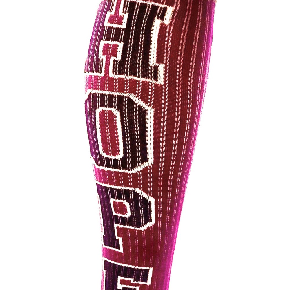 2 Pairs Knee high “hope” Women Socks Size 9-11